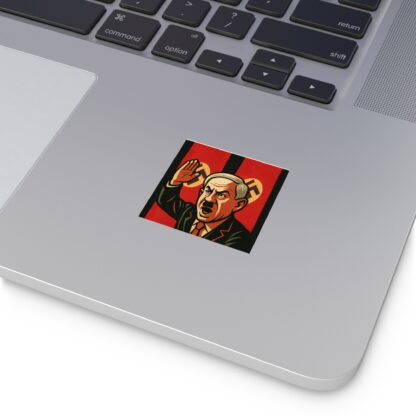 Netanyahu Square Vinyl Sticker - Image 2