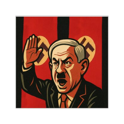 Netanyahu Square Vinyl Sticker